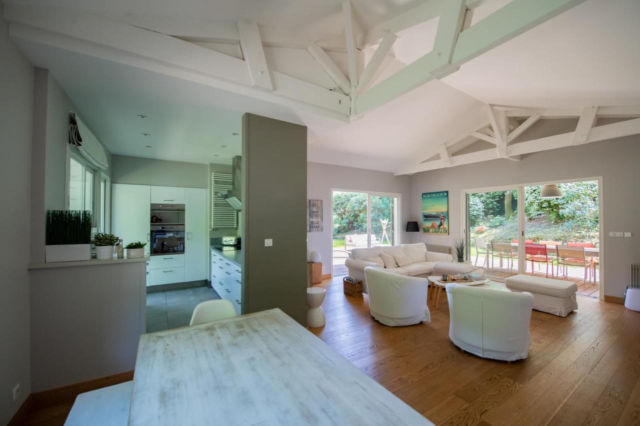 Villa Spacieuse A Arcachon, Proche Plages, Jardin Dış mekan fotoğraf